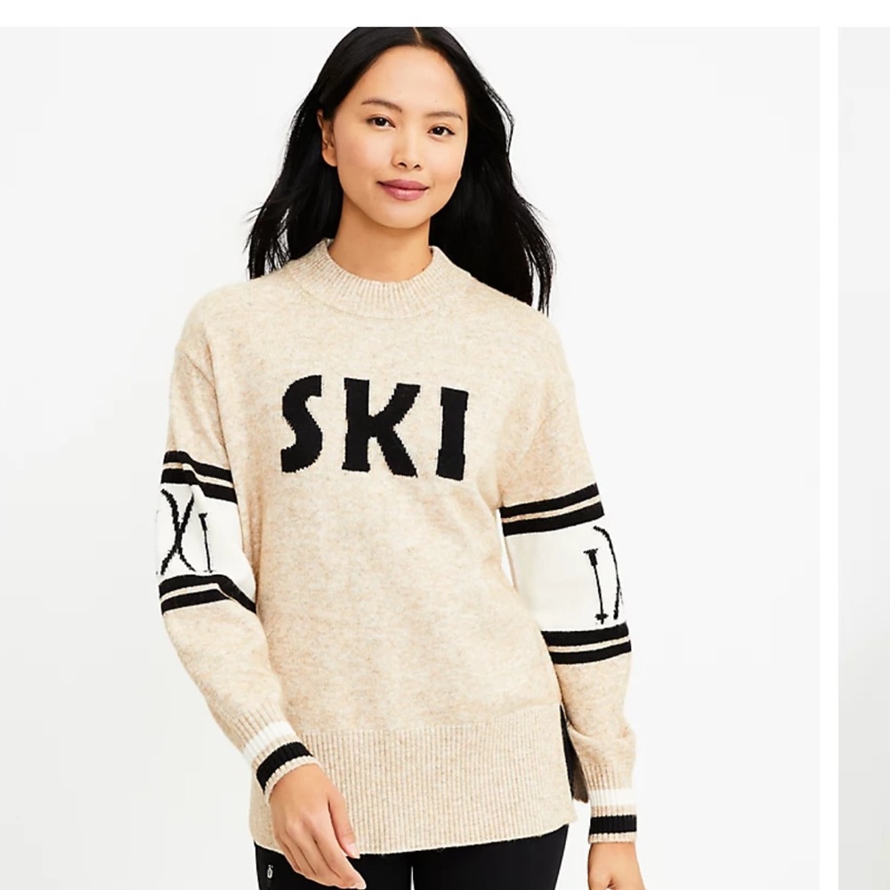 NWT Ski Tunic Sweater - Tan | Medium | Lou & Grey
